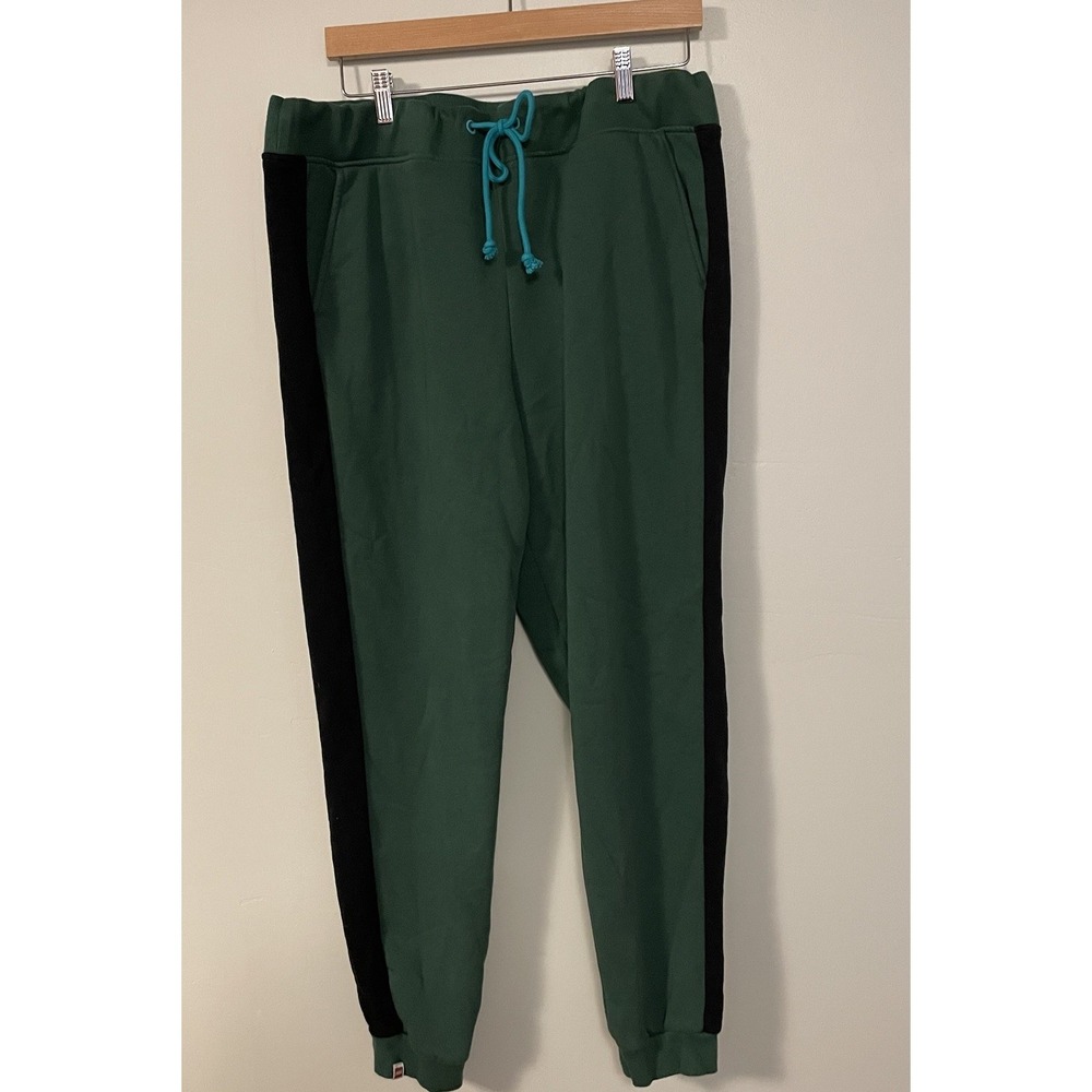 LEGO Collection x‎ Target Men's XL Side Striped Jogger Sweat Pants Green EUC